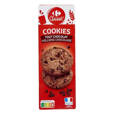 Carrefour Classic All Chocolate Cookies 200g