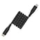 USB-C to USB-C 100W Remson Rapid-Link USB Type C Nylon Braided Cable Fast Charge &amp; Data Sync Compatible with iPad Mini 6,iPad Pro 2021,iPad Air 4,MacBook Pro2021,Galaxy S21,Switch,Pixel,LG &amp; more 0.3m