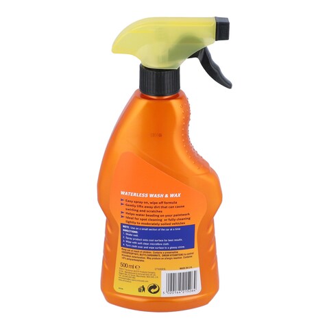 Armorall Waterless Wash &amp; Wax Car Spray 500 Ml