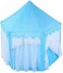 Generic Play Tent Portable Foldable Princess Folding Tent Children Castle Play House Kids Gifts Outdoor Toy Tents For Kid, Blue
