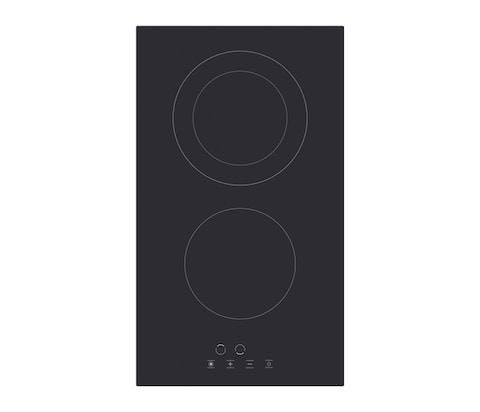 Nobel Ceramic Hobs Black 30cm Vitro Ceramic Hob 2 High Light NBI3020V