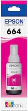 Epson T6643 Ecotank Magenta Color Ink Bottle 70ml Original Refill Ink