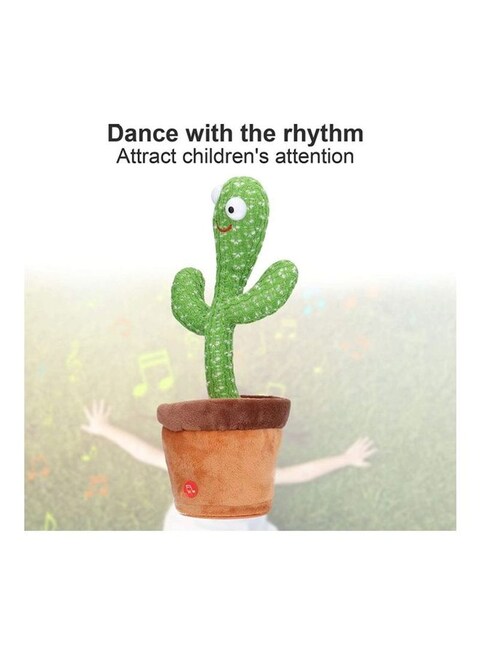 Dancing Plant Cactus Plush Stuffed Toy With Music
