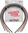 Scunci Effortless Beauty Skinny Plastic Headbands, Assorted Colors, 4-Count