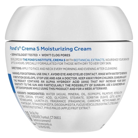 Pond&#39;s Crema S 24 Hours Moisturizing Cream 400g