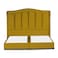 In House Shumt Velvet Bed Frame - Single - 200x90 cm - Gold