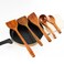 Generic-5Pcs/Set Kitchen Cooking Utensils Wooden Holes Ladle Scoop Spatulas Soup Spoon Chef Nonstick Food Kitchenware Cookware Tools