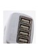 Generic - 4-Port USB Car Charger White
