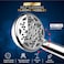 Frezzel High Pressure Shower Head With Handheld Spray 6 Settings, Heads 60 Inches Ss Hose, Adjustable Bracket And Cap [4" Chrome]