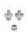 Generic - 20-Piece Threaded Screw Adapter Set Silver