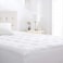 Vital Down-Alternative Mattress Topper Pad - Fiber White Soft Fluffy (King Size - W180 X L200 Cm)