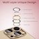 Moxedo Camera Lens Protector, 9H Tempered Glass, Aluminum Alloy Individual Ring Camera Cover Screen Protector Compatible for iPhone 13 6.1 inch/ 13 Pro Max 6.7 inch (GOLD)