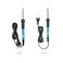 Generic-18pcs/set Soldering Tools Kit 60W 220V EU Plug Adjustable Temperature Soldering Iron Desoldering Pump Iron Stand Solder Tips with Storage Bag