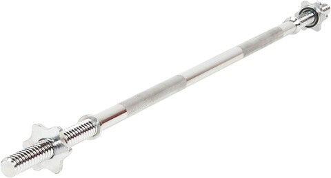 Maxstrength 5 Feet Solid Weight Lifting Weight Bar 150Cm/60Inch Chrome Barbell Bar