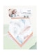 Moon Pack Of 2 Organic Muslin Bibs Feather And Stripes
