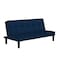 In House Yoomi 2 In 1 Sofabed Velvet Upholstered - Dark Blue