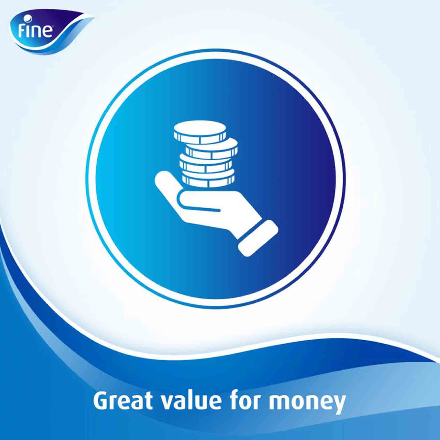 Fine Fluffy Facial Tissues 300 Sheet 2 Ply 10 Pieces product thumbnail 3