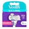 Gillette Venus Swirl Razor Blade Refills Purple 4 PCS