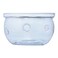 LIYING Glass Tea Warmer Clear 7x7x12.5centimeter
