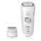 Braun Silk-&Eacute;pil 7 Sensosmart Cordless Wet And Dry Epilator With 7 Extra Heads 7/880 Silver