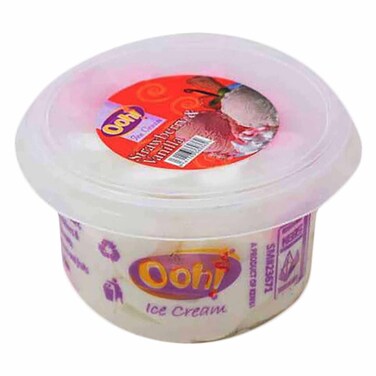 Ooh! Vanilla &amp; Strawberry Ice Cream 120Ml