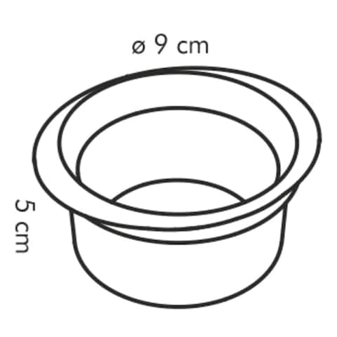 TESCOMA DISH MUFFINS 9CM 2PC 622084