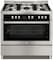 Hoover Free Standing Gas Cooker HGC-S95G-S Silver And Black 90x60cm