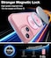 TORRAS Magnetic Shockproof For iPhone 15 Case, 18N Strong Magnetic, 12 FT Military-Grade Protection, MagSafe, Protective Translucent Matte Slim Case, Guardian Magnetic Series, Light Pink