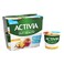 Activia Yogurt Peach 0% Fat 115g x Pack of 4