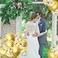 Chaomike 30Pcs 12Inch Gold Balloons And Gold Confetti Balloons Wedding Decoration Happy Birthday Balloons Happy New Year Christmas Decoration Party Supplies