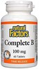Natural Factors Complete B 100 mg 60 Tablets