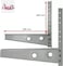 ABBASALI Heavy Duty AC Stand Air Conditioner Outdoor Unit Mounting AC Bracket (600x600)