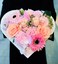 Heart-Shaped Hanging Floral Heart on Wooden Base for Home D&eacute;cor 30CM