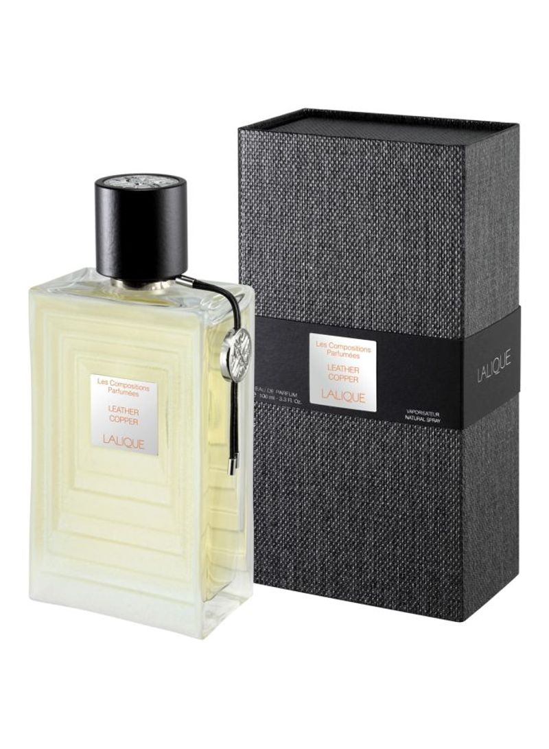 Lalique Les Compositions Parfumees Leather Copper Unisex Eau De Parfum - 100ml