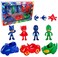 Happy Childhood - Pj Mask Cars And Action Figure Set