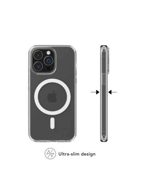 dbramante1928 Iceland Ultra D3O MagSafe Case for iPhone 15 Plus Clear