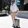 Biggdesign Ocean Carry On Luggage, Hardshell Luggage with Spinner Wheel, Travel Suitcase, Lock System, Lightweight, Gray, Small, 20 Inch