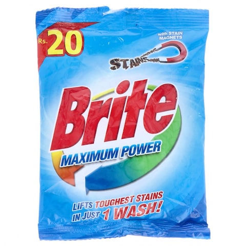 Brite Maximum Power Detergent Powder 60 gr