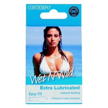 Contempo Condom Wet N&#39; Wild 5Th 3&#39;S
