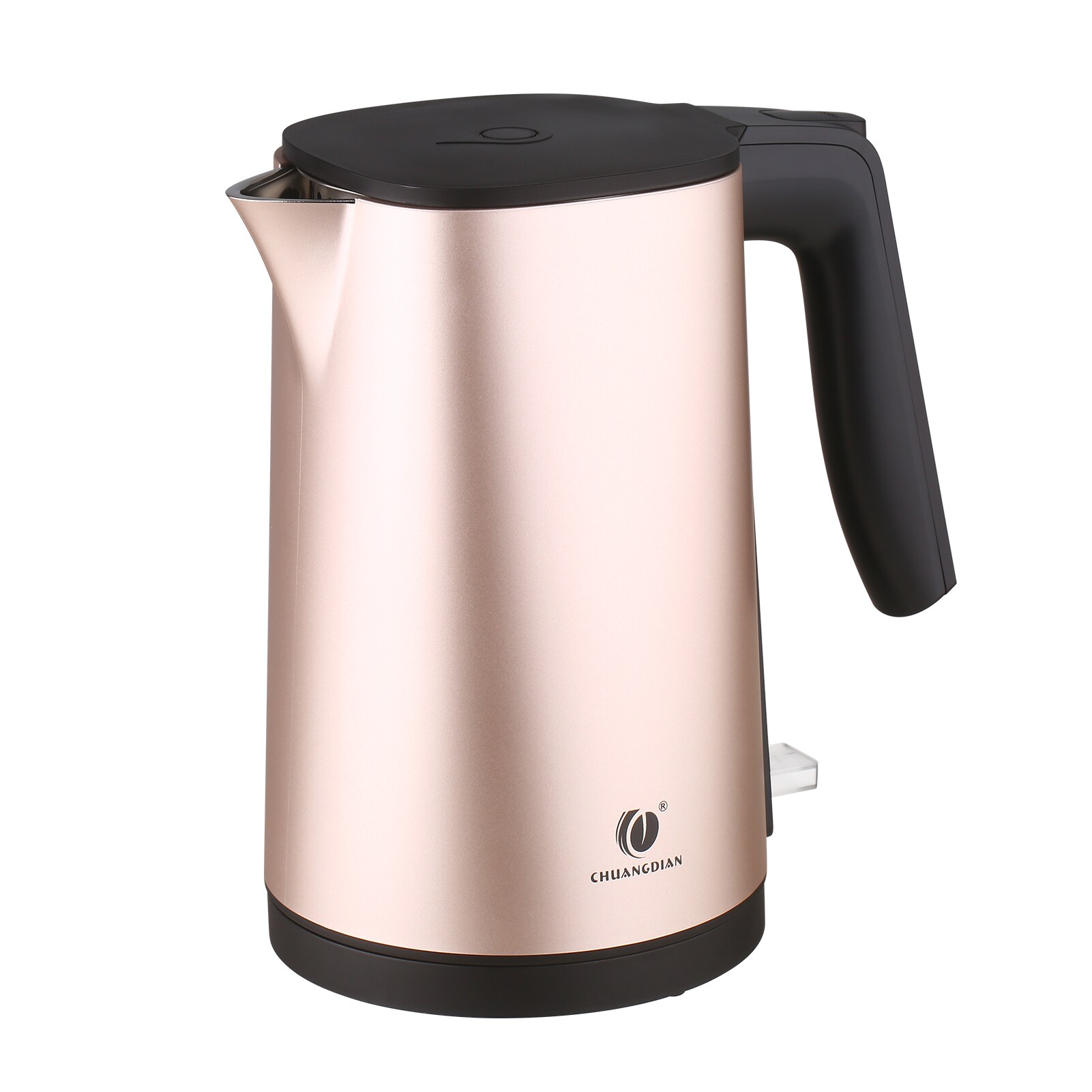 Buy Generic-1.2L Electric Kettle Double Wall Kettle Stainless Steel ...