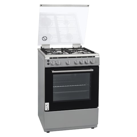 Daewoo 4 Burners Gas Cooker DGC-S664HF Silver