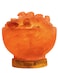 Geohoney Himalayan Salt Fire Bowl Lamp With Chunks
