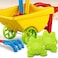 8 Pcs Children's Toy Set Outdoor Beach Playset Cart Sand Trolly Sandbox Toy Beach Toy Sand Toy for Kids