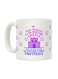 muGGyz Printed Ceramic Coffee Mug White