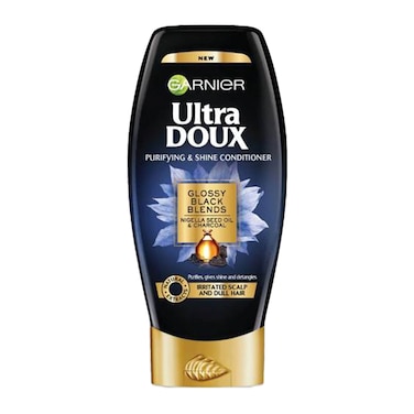 Garnier Ultra Doux Charcoal And Nigella Seed Oil Purifying And Shine Conditioner Black 400ml