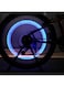 Bluelans - 2 Piece Valve Cap LED Neon Flash Light 7x1.7x1.7centimeter