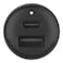 Belkin BoostCharge 1 USB-C and 1 USB-A Port Car Charger, Black, 42 W