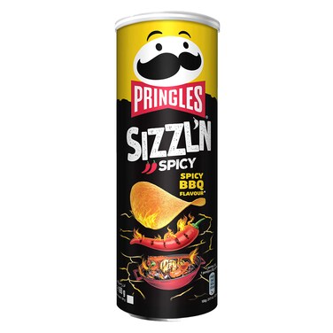 Pringles Sizzln Spicy Barbecue 160GR