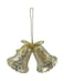 Christmas Hanging Bells w/ Sequins Gold 2Pcs/Pk