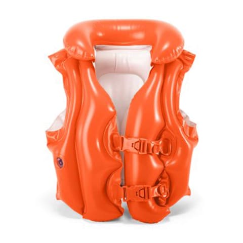 Intex Deluxe Inflatable Swim Vest - Red